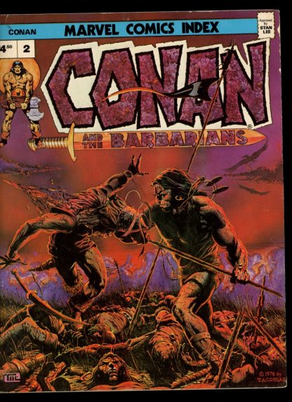 Marvel Comics Index: Conan And The Barbarians - VOL.1 NO.2 - -/75 - VG - G&T Enterprises
