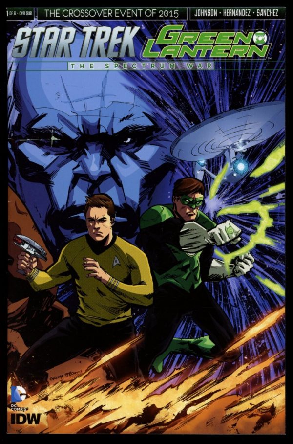 Star Trek/Green Lantern - #1 of 6 – Sub Cvr - 07/15 - 9.2 -