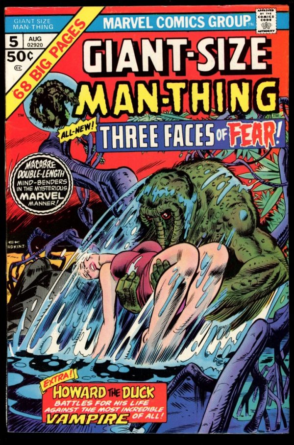 GIANT-SIZE MAN-THING - #5 - 08/75 - 6.0 - 10-104369