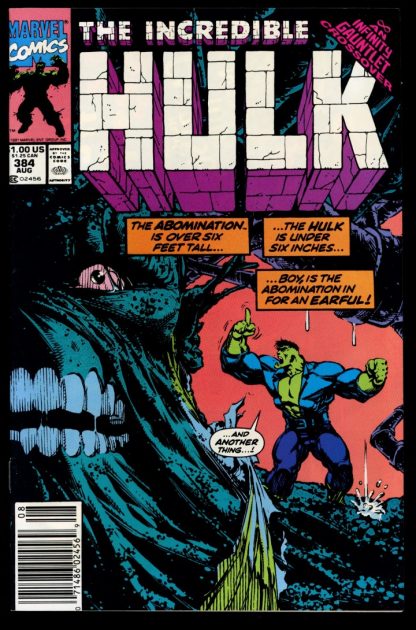 INCREDIBLE HULK - #384 - 08/91 - 9.4 - 10-104406