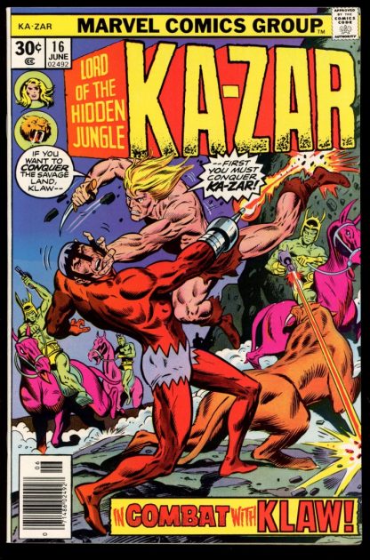 KA-ZAR - #16 - 06/76 - 9.4 - 10-104442