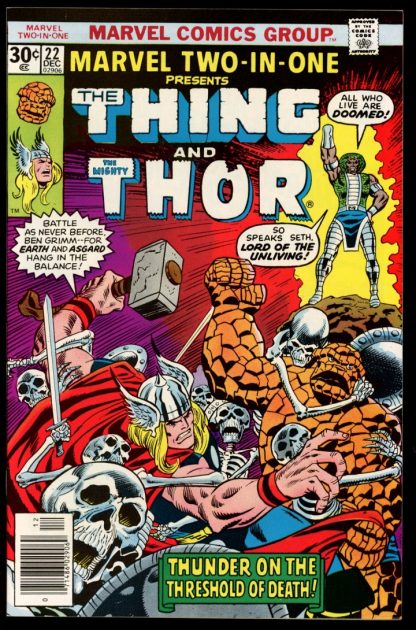 MARVEL TWO-IN-ONE - #22 - 12/76 - 9.4 - 10-104471