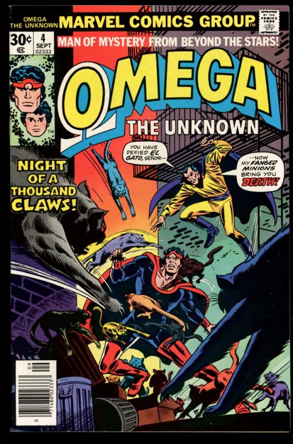 OMEGA THE UNKNOWN - #4 - 09/76 - 9.2 - 10-104501