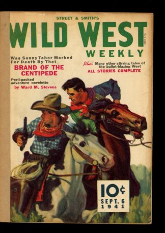 Wild West Weekly - 09/06/41 - Condition: FA - Street & Smith