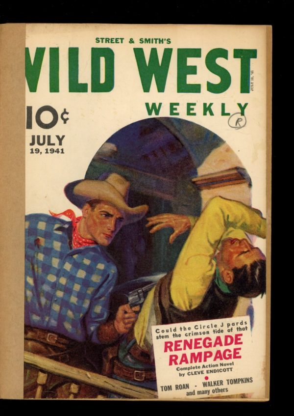 Wild West Weekly - 07/19/41 - Condition: FA - Street & Smith
