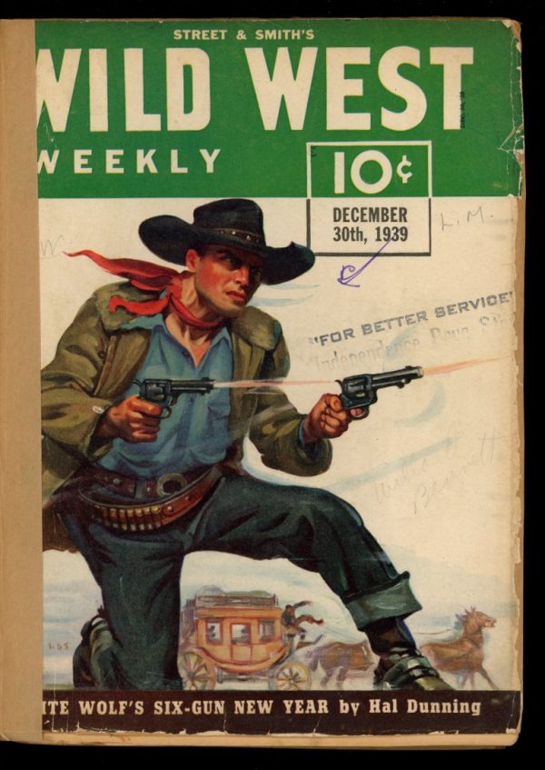Wild West Weekly - 12/30/39 - Condition: FA - Street & Smith