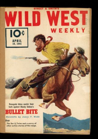 Wild West Weekly - 04/19/41 - Condition: FA - Street & Smith
