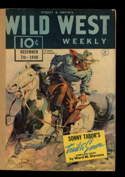 Wild West Weekly - 12/07/40 - Condition: FA - Street & Smith