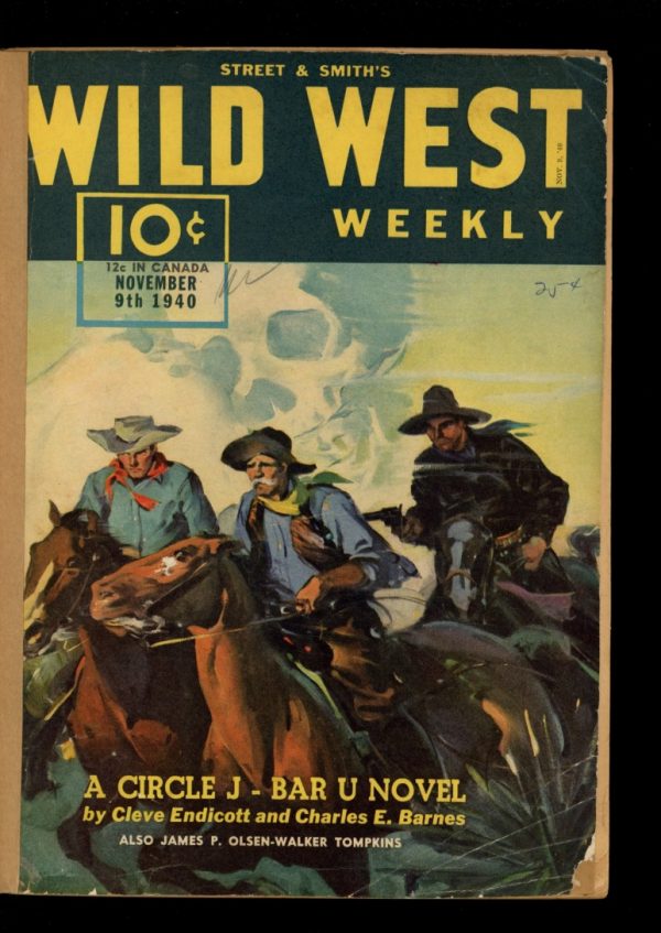 Wild West Weekly - 11/09/40 - Condition: FA - Street & Smith