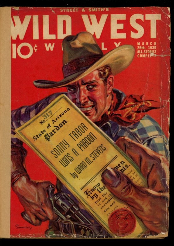 Wild West Weekly - 03/25/39 - Condition: FA - Street & Smith