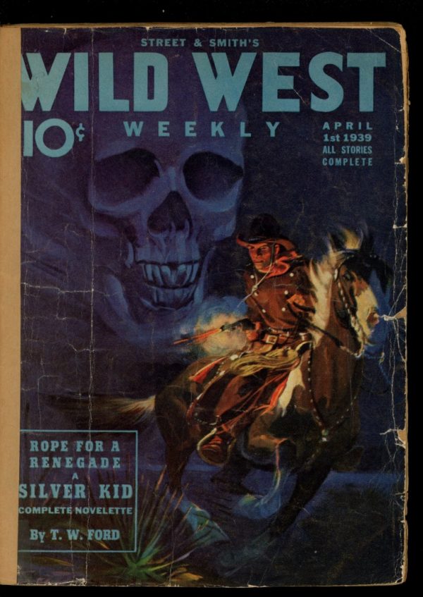 Wild West Weekly - 04/01/39 - Condition: FA - Street & Smith