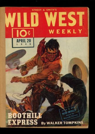 Wild West Weekly - 04/20/40 - Condition: FA - Street & Smith