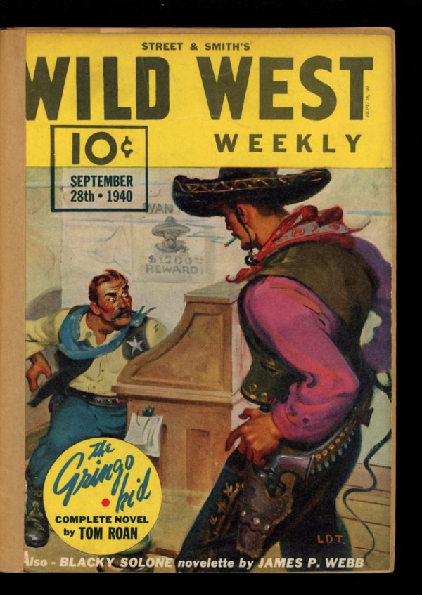 Wild West Weekly - 09/28/40 - Condition: FA - Street & Smith