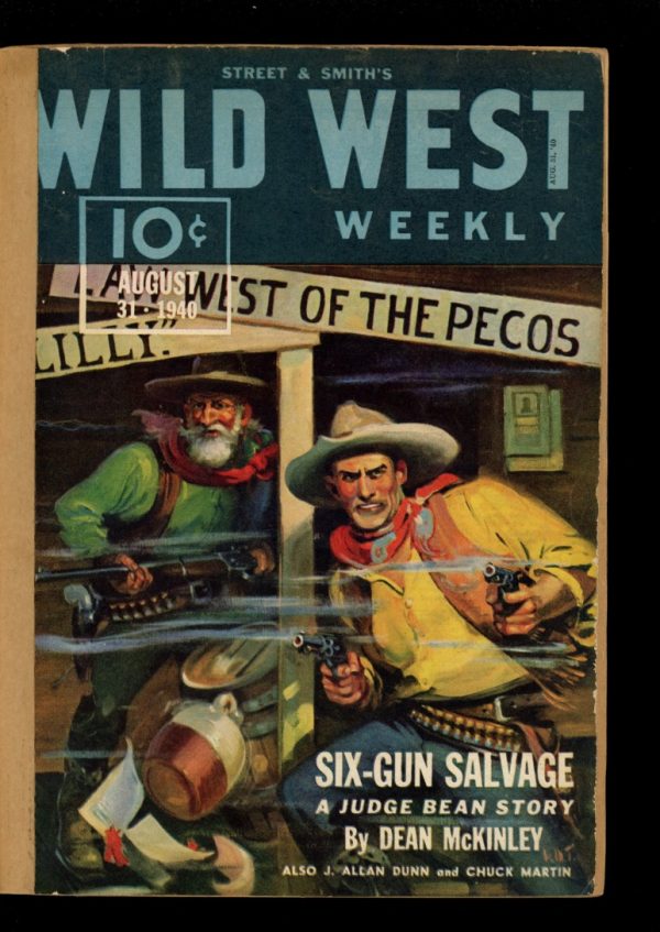 Wild West Weekly - 08/31/40 - Condition: FA - Street & Smith