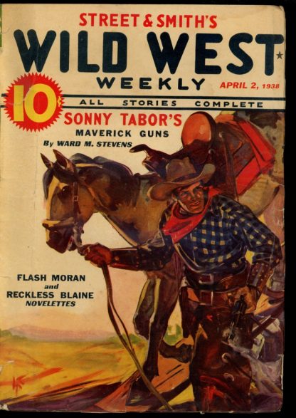 Wild West Weekly - 04/02/38 - Condition: G-VG - Street & Smith