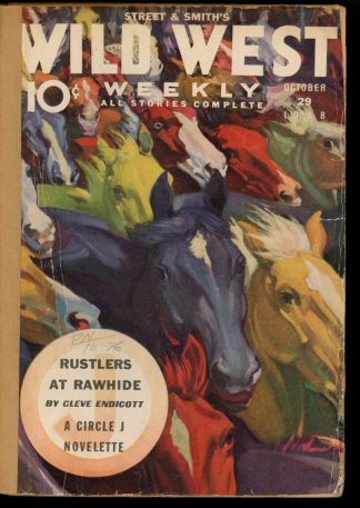 Wild West Weekly - 10/29/38 - Condition: FA - Street & Smith