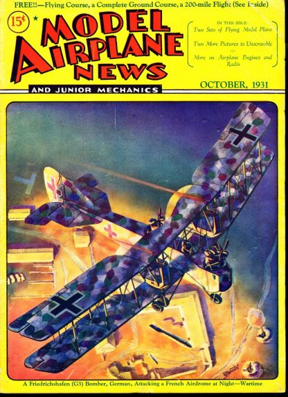 Model Airplane News - 10/31 - Condition: G-VG - Good Story Magazine Co., Inc.