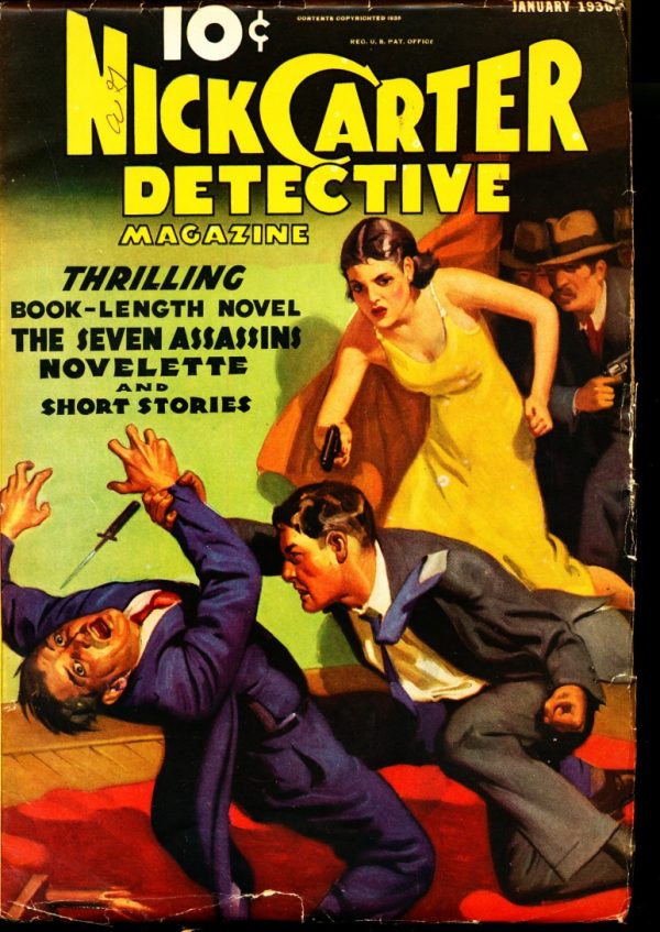 Nick Carter Detective Magazine - 01/36 - Condition: VG-FN - Street & Smith Publications