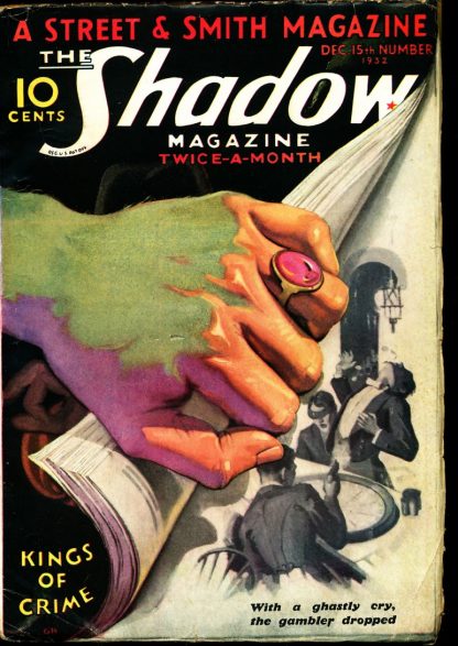 Shadow Magazine - 12/15/32 - Condition: VG-FN - Street & Smith Publications
