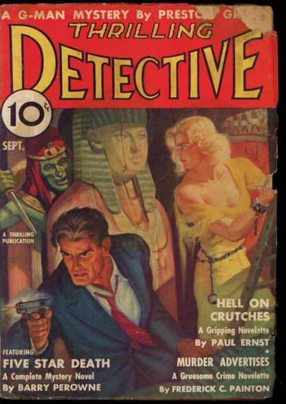 Thrilling Detective - 09/37 - Condition: G - Thrilling
