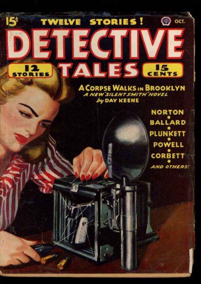 Detective Tales - 10/45 - Condition: G-VG - Popular