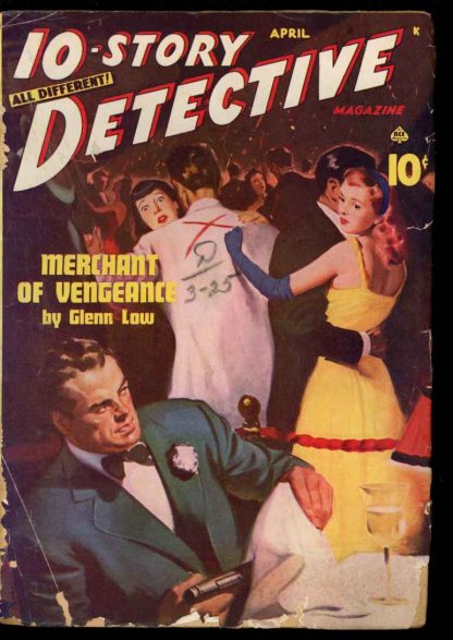 10-Story Detective Magazine - 04/46 - Condition: G-VG - Ace