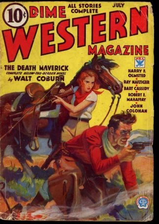 Dime Western Magazine - 07/34 - Condition: G-VG - Popular