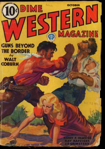 Dime Western Magazine - 10/33 - Condition: VG - Popular