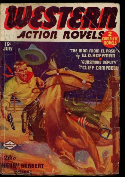 Western Action Novels - 07/37 - Condition: G-VG - Winford