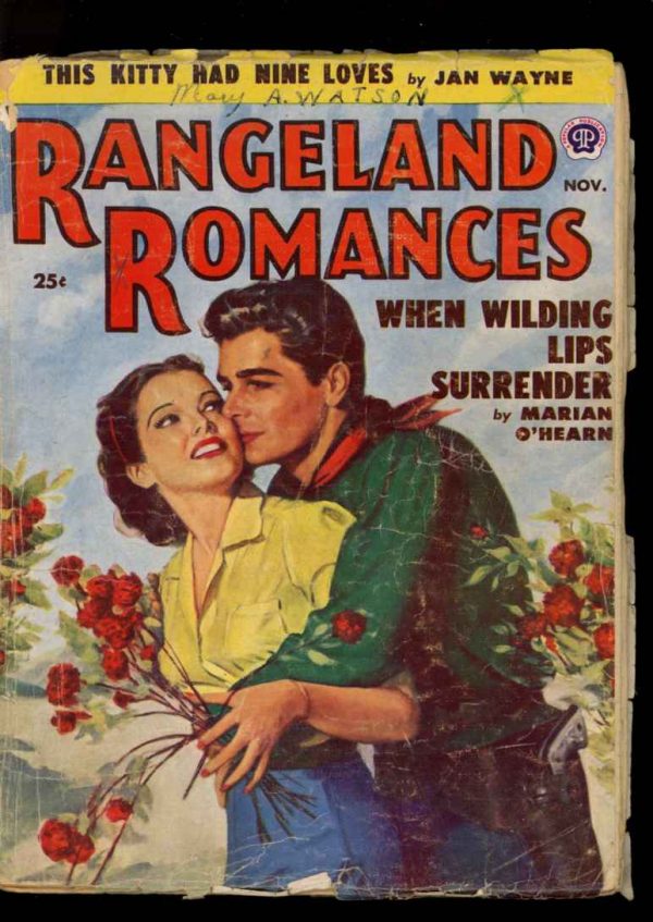RANGELAND ROMANCES - 11/51 - Condition: G-VG - Popular