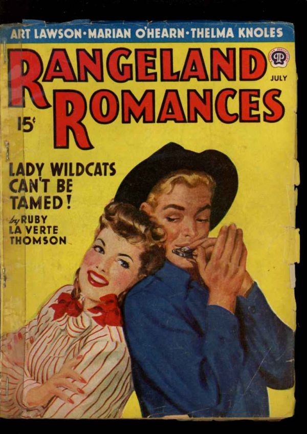 RANGELAND ROMANCES - 07/45 - Condition: G - Popular