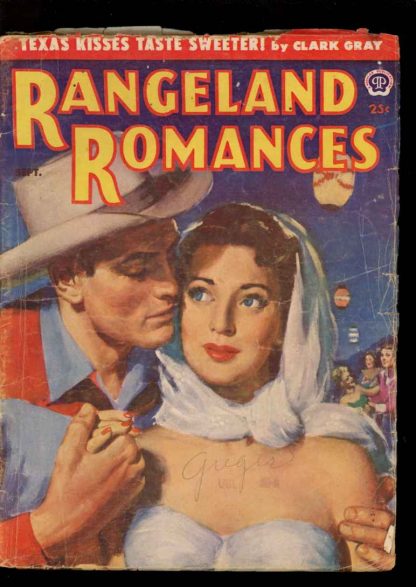 RANGELAND ROMANCES - 09/52 - Condition: G-VG - Popular