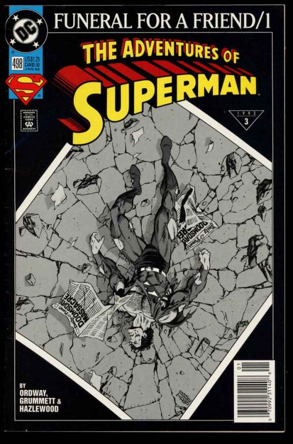 Adventures Of Superman - #498 - 01/93 - 9.0 - 10-104634