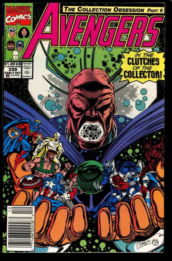Avengers - #339 - Early 10/91 - 9.2 - 10-104690