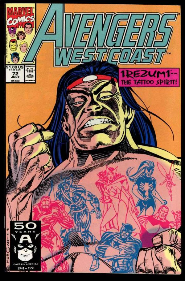Avengers West Coast - #72 - 07/91 - 9.2 - 10-104699