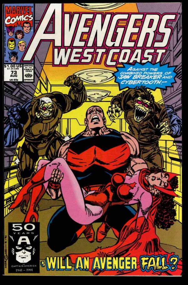 Avengers West Coast - #73 - 08/91 - 9.2 - 10-104700