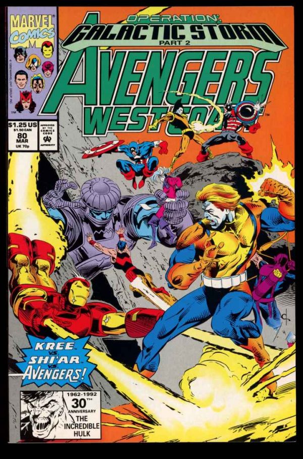 Avengers West Coast - #80 - 03/92 - 9.4 - 10-104706