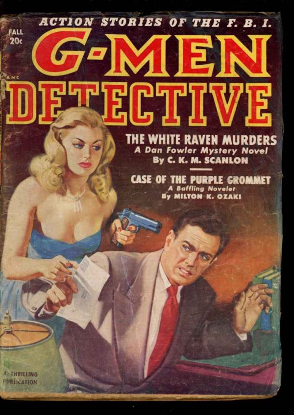 G-Men Detective - Fall/50 - Condition: G-VG - Thrilling