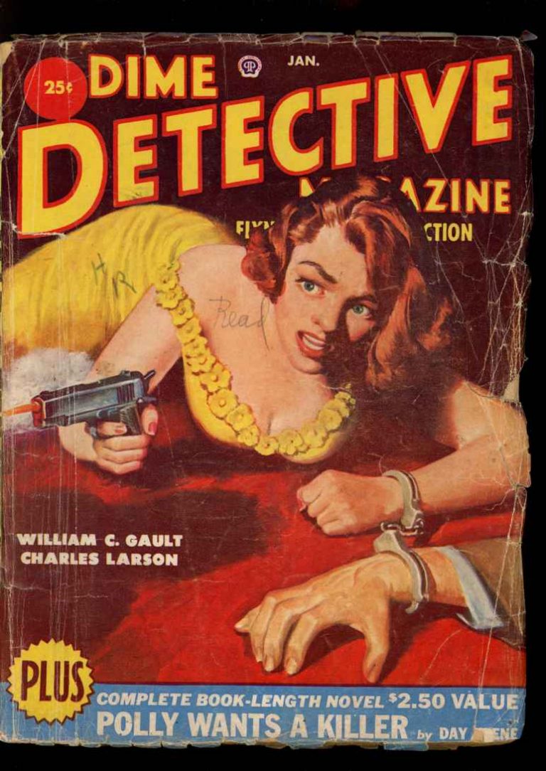 Dime Detective Magazine - 01/51 - Condition: G-VG - Popular