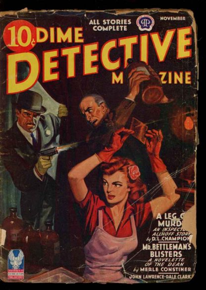 Dime Detective Magazine - 11/42 - Condition: G-VG - Popular