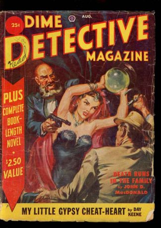 Dime Detective Magazine - 08/51 - Condition: VG - Popular