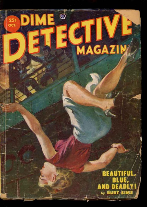 Dime Detective Magazine - 10/52 - Condition: G-VG - Popular