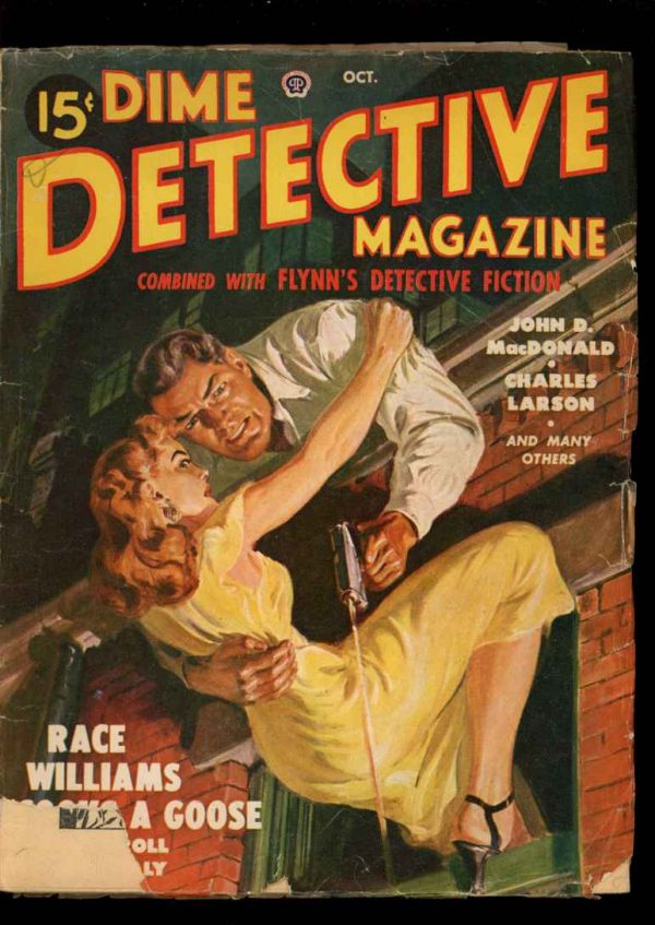 Dime Detective Magazine - 10/49 - Condition: G-VG - Popular
