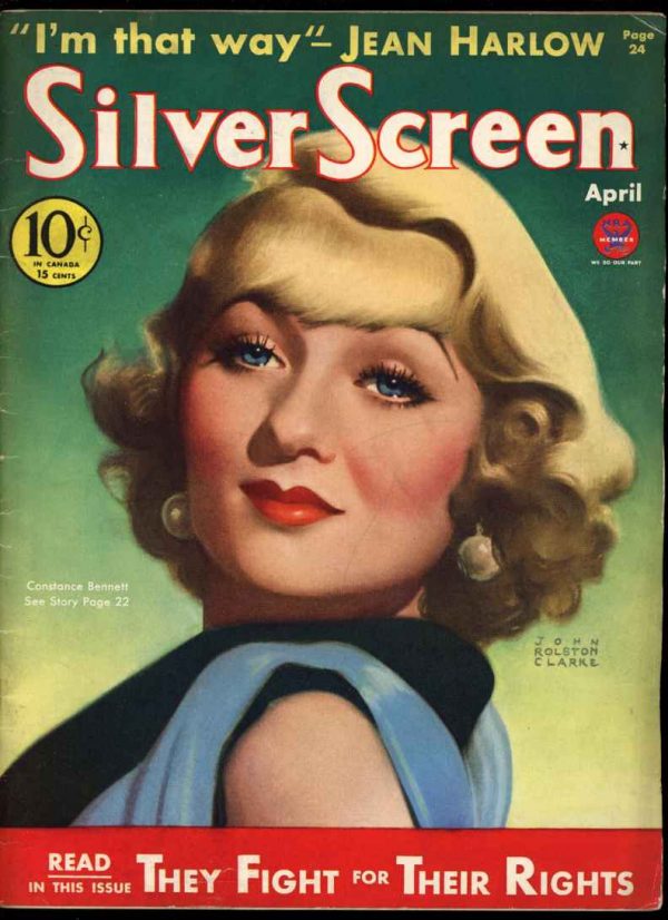 Silver Screen - 04/34 - Condition: VG - Screenland Magazine, Inc.