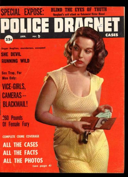 Police Dragnet Cases - 01/57 - Condition: FN - Brookside