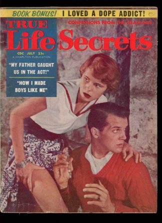 True Life Secrets - 07/58 - Condition: G-VG - Charlton Publications
