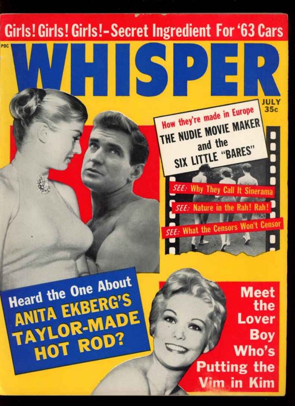 Whisper - 07/62 - Condition: VG-FN - By-Line Publications