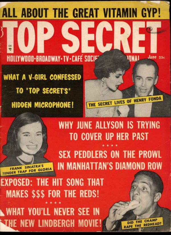 Top Secret - 06/56 - Condition: G-VG - Top Secret Magazine