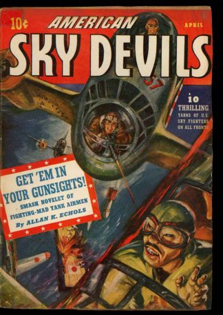 American Sky Devils - 04/43 - Condition: G-VG - Western Fiction