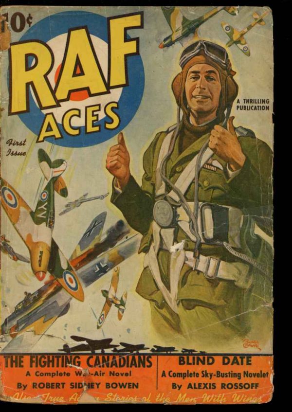 Raf Aces - 08/41 - Condition: G - Thrilling